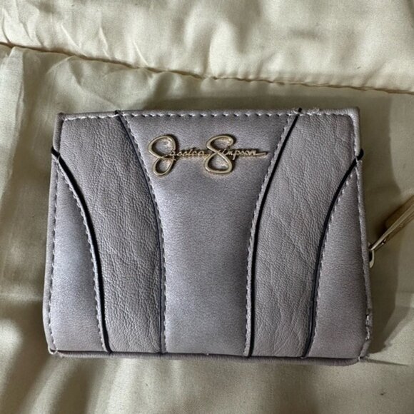 Jessica Simpson Gray Wallet - Picture 1 of 6